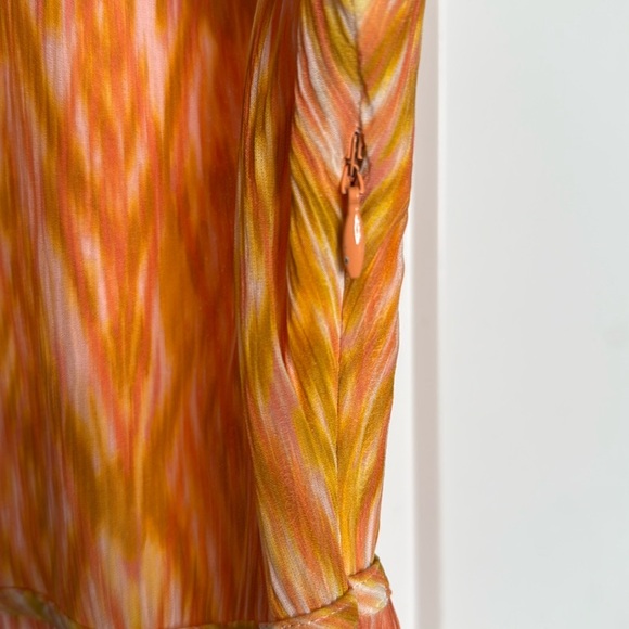 Marie Oliver Farrah Silk Maxi Dress in Ikat Mix - S - Picture 5 of 6